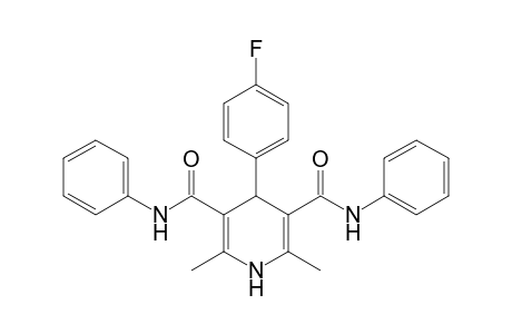 4-(4-FLUOROPHENYL)-2,6-DIMETHYL-N(3),N(5)-DIPHENYL-1,4-DIHYDRO-PYRIDINE-3,5-DICARBOXAMIDE