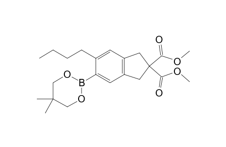 5,5-Dimethyl-2-[6'-butyl-2',2'-(dimethoxycarbonyl)-2',3'-dihydro-1'H-inden-5'-yl]-1,3,2-dioxaborinane