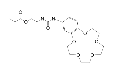 2-(3-(2,3,5,6,8,9,11,12-Octahydrobenzo[B][1,4,7,10,13]pentaoxacyclopentadecin-15-yl)ureido)ethyl methacrylate