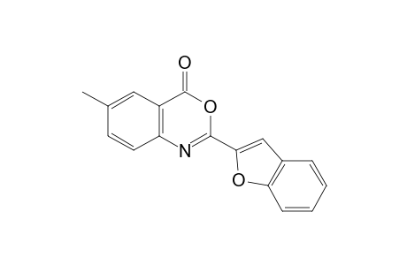 2-(2-benzofuranyl)-6-methyl-4H-3,1-benzoxazin-4-one