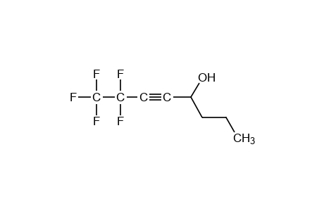 7,7,8,8,8-pentafluoro-5-octyn-4-ol