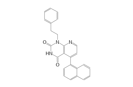pyrido[2,3-d]pyrimidine-2,4(1H,3H)-dione, 5-(1-naphthalenyl)-1-(2-phenylethyl)-