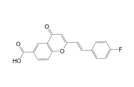 Trans-6-carboxy-2-(p-fluorostyryl)chromone