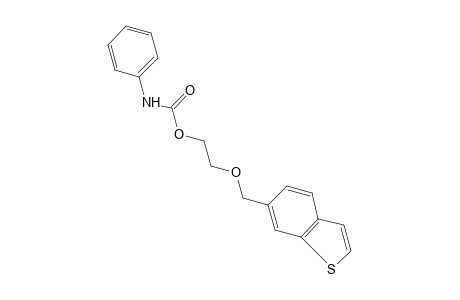 2-[(BENZO[b]THIEN-6-YL)METHOXY]ETHANOL, CARBANILATE