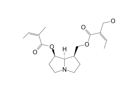 NEOSARRACINE;7-(Z-2-METHYLBUT-2-ENOYL)-9-(E-HYDROXYMETHYLBUT-2-ENOYL)-PLATYNECINE