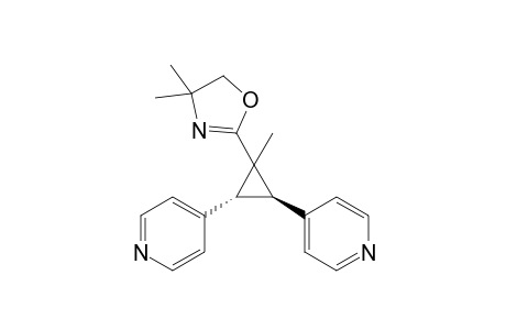 (2R*,3R*)-1-METHYL-1-(4,4-DIMETHYL-2-OXAZOLIN-2-YL)-TRANS-2,3-BIS-(4-PYRIDYL)-CYCLOPROPANE