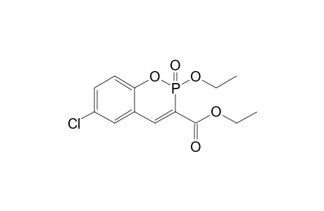 Ethyl 6-chloro-2-ethoxy-2-oxo-2H-1,2-benzoxaphosphorine-3-carboxylate