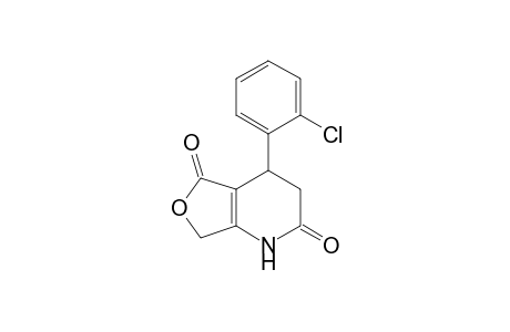 4-(2-CHLOROPHENYL)-5-OXO-1,2,3,4,5,7-HEXAHYDROFURO-[3,4-B]-2(1H)-PYRIDONE