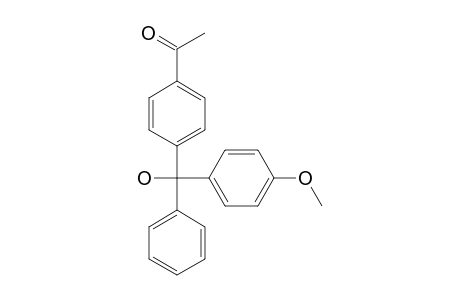 Ethanone, 1-[4-[hydroxy(4-methoxyphenyl)phenylmethyl]phenyl]-