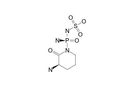 (3R,R-P)-3-AMINO-1-AMINO-(SULFAMINO)-PHOSPHINYL-2-PIPERIDINONE