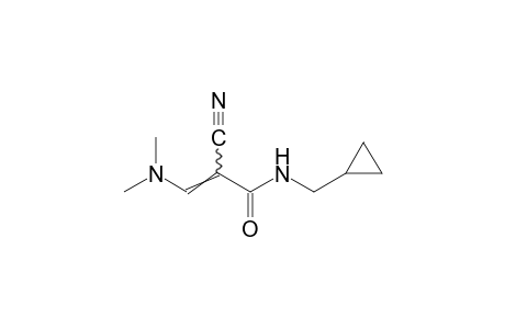 2-cyano-N-(cyclopropylmethyl)-3-(dimethylamino)acrylamide