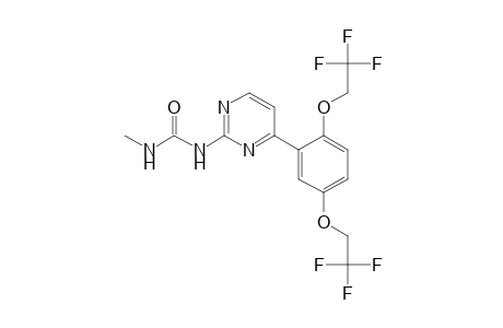 1-{4-[2,5-bis(2,2,2-trifluoroethoxy)phenyl]-2-pyrimidinyl}-3-methylurea