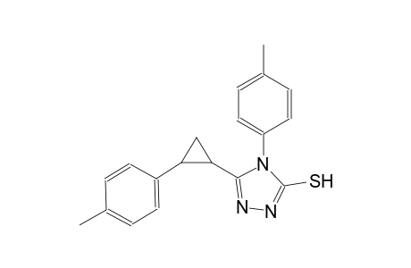 4-(4-methylphenyl)-5-[2-(4-methylphenyl)cyclopropyl]-4H-1,2,4-triazole-3-thiol