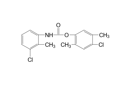 3-chloro-2-methylcarbanilic acid, 4-chloro-2,5-xylyl ester