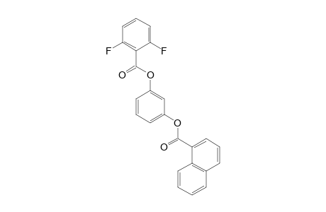 1,3-Benzenediol, o-(2,6-difluorobenzoyl)-o'-(1-naphthoyl)-