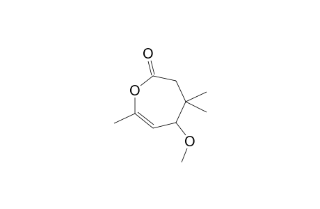 5-Methoxy-4,4,7-trimethyl-4,5-dihydro-3H-oxepin-2-one