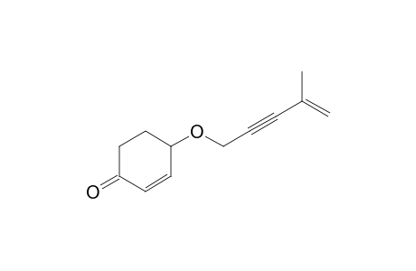 4-(4-methylpent-4-en-2-ynoxy)cyclohex-2-en-1-one