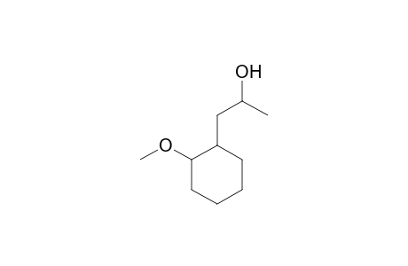 Cyclohexaneethanol, 2-methoxy-.alpha.-methyl-