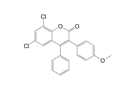 6,8-Dichloro-3-(4'-methoxyphenyl)-4-phenylcoumarin