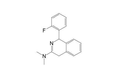 3-Dimethylamino-1-(2-fluorophenyl)-1,4-dihydroisoquinoline hydrochloride