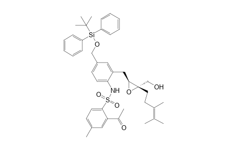 (2S,3S)-4-[2-Acetyl(p-toluenesulfonyl)amino-5-(tert-Butyldiphenylsilyl)oxymethylphenyl]-2-(3,4-dimethyl-3-pentenyl)-2,3-epoxybutyl-1-butanol