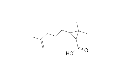 Cyclopropanecarboxylic acid, 2,2-dimethyl-3-(4-methyl-4-pentenyl)-