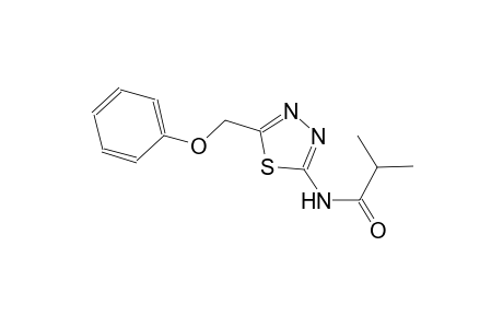 2-methyl-N-[5-(phenoxymethyl)-1,3,4-thiadiazol-2-yl]propanamide