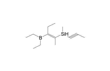 2-Pentene, 3-diethylboryl-2-(methyl-1-propynylsilyl)-