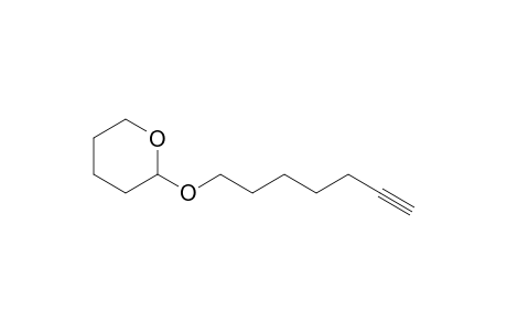 2H-Pyran, 2-(6-heptynyloxy)tetrahydro-