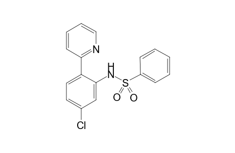 N-(5-chloro-2-(pyridin-2-yl)phenyl)benzenesulfonamide