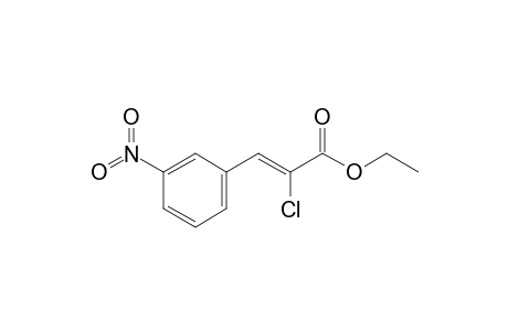 (Z)-2-chloro-3-(3-nitrophenyl)-2-propenoic acid ethyl ester