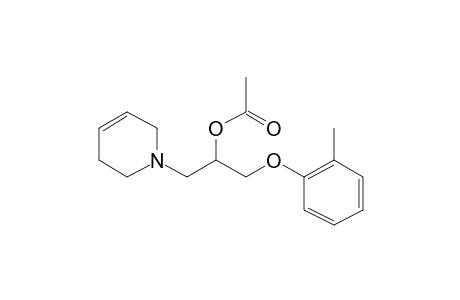 1-(3,6-Dihydro-1(2H)-pyridinyl)-3-(2-methylphenoxy)-2-propanol, acetate