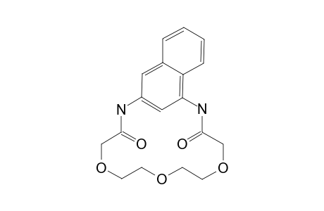 1,5-Diaza-2,3,4-naphthyl-8,11,14-trioxacyclohexadecane-6,16-dione