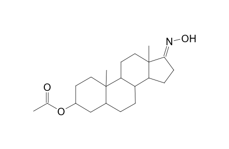 Cyclopenta[a]phenanthren, 3-hydroxy-17-hydroxyimino-10,13-dimethylperhydro-, acetate