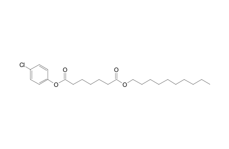 Pimelic acid, 4-chlorophenyl decyl ester