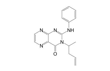 2-Anilino-3-(1-methylbut-3-enyl)pteridin-4(3H)-one
