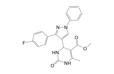 5-pyrimidinecarboxylic acid, 4-[3-(4-fluorophenyl)-1-phenyl-1H-pyrazol-4-yl]-1,2,3,4-tetrahydro-6-methyl-2-oxo-, methyl ester