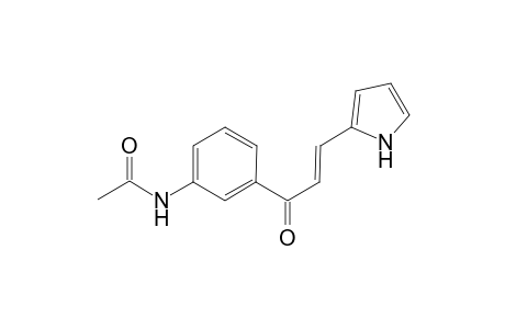 N-{3-[(2E)-3-(1H-pyrrol-2-yl)-2-propenoyl]phenyl}acetamide