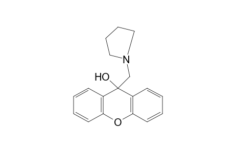 9-(1-pyrrolidinylmethyl)xanthen-9-ol