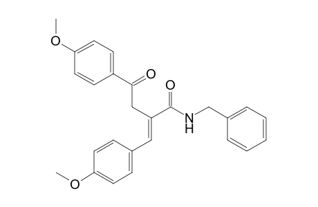 (E)-N-Benzyl-2-(4-methoxybenzylidene)-4-(4-methoxyphenyl)-4-oxobutanamide