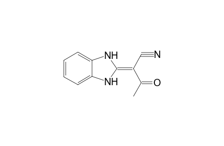 2-(1,3-dihydro-2H-benzimidazol-2-ylidene)-3-oxobutanenitrile