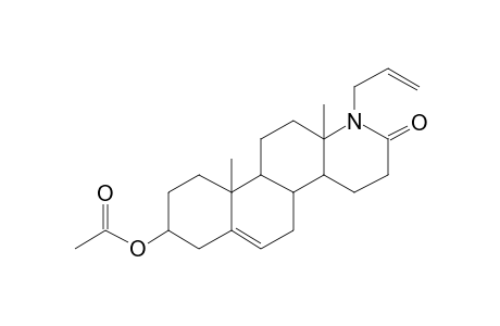 17A-Allyl-3.beta.-acetoxy-17A-aza-D-homoandrost-5-ene-17-one