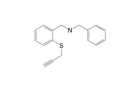 N-benzyl-1-(2-(prop-2-yn-1-ylthio)phenyl)methanamine