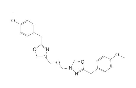 5-p-anisyl-3-[(5-p-anisyl-2H-1,3,4-oxadiazol-3-yl)methoxymethyl]-2H-1,3,4-oxadiazole