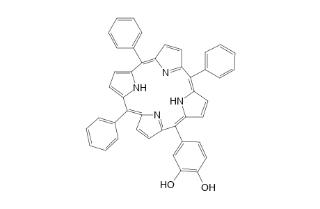 5-(3',4'-Dihydroxyphenyl)-10,15,20-triphenylporphyrin