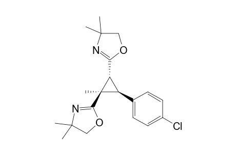 (1R*,2R*,3S*)-1-METHYL-TRANS-1,2-BIS-(4,4-DIMETHYL-2-OXAZOLIN-2-YL)-CIS-3-(4-CHLOROPHENYL)-CYCLOPROPANE