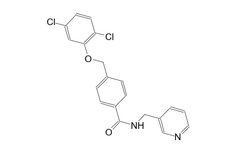 4-[(2,5-dichlorophenoxy)methyl]-N-(3-pyridinylmethyl)benzamide