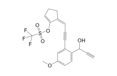 {5-[3'-[2"-(1"'-Hydroxy-2"'-propynyl)-5"-methoxyphenyl]-2'-propynylidene]-1-cuyclopenten-1-yl} - trfluoromethanesulfonate