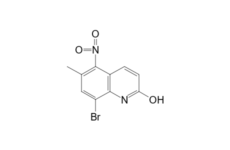 8-bromo-6-methyl-5-nitrocarbostyril