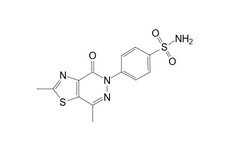 6-(4-Amidosulfonylphenyl)-2,4-dimethyl-7-oxothiazolo[4,5-d]pyridazine